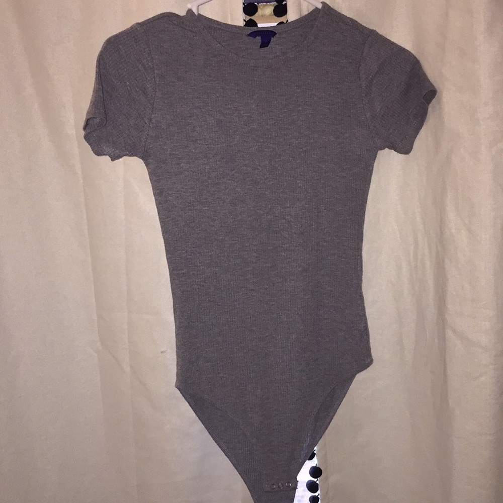 Cute gray bodysuit
